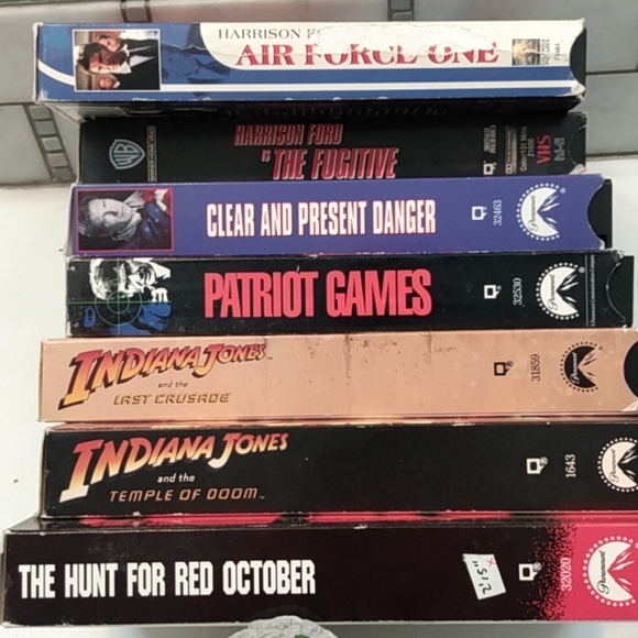 Paramount | Media | Harrison Ford Vhs Bundle | Poshmark